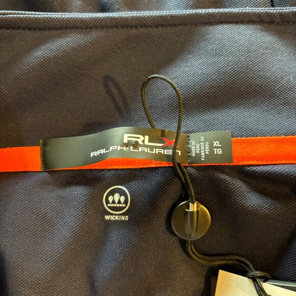 NWT RLX Ralph Lauren Thermal Tech French Navy Men's Golf 1/2 Zip Xl $168 - Picture 12 of 15